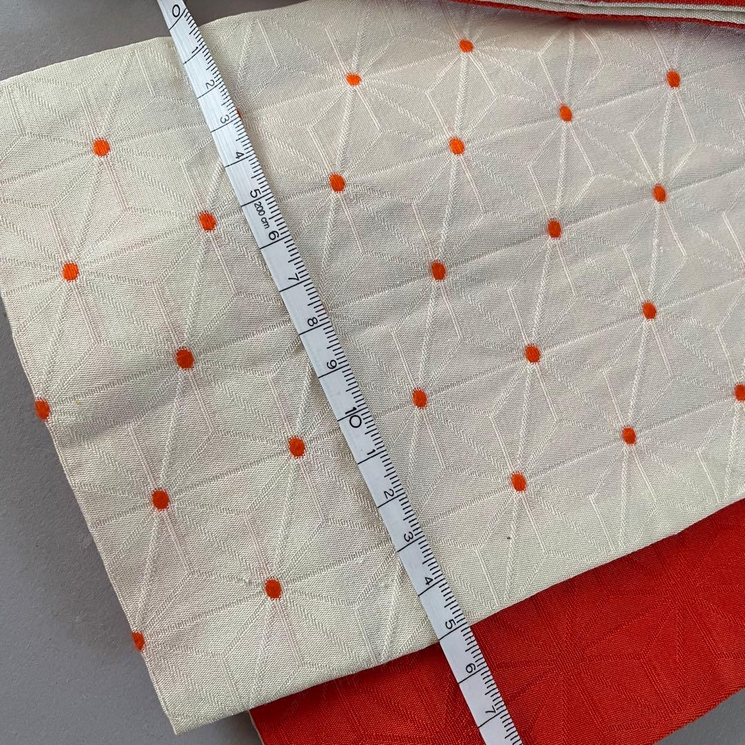 七五三　小さめ7歳さん〜6歳　アンティークお着物セット　半幅帯コーデ