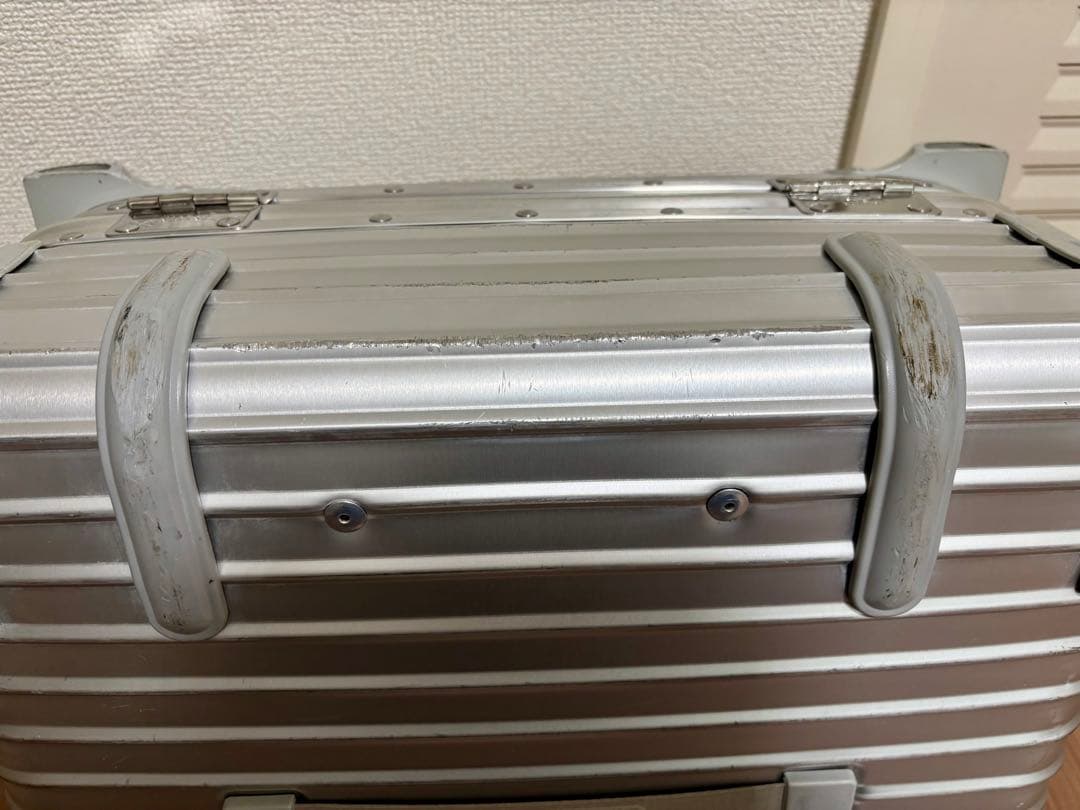 【希少 】リモワ トパーズ ビジネストローリー ルフトハンザ 747-8 アルミ