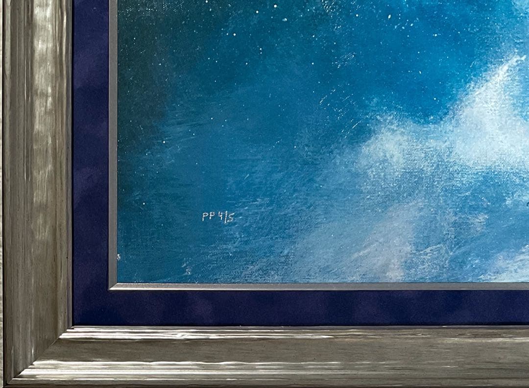 ピーター・エレンショー直筆サイン入り　ファンタジアミッキー版画　証明書付