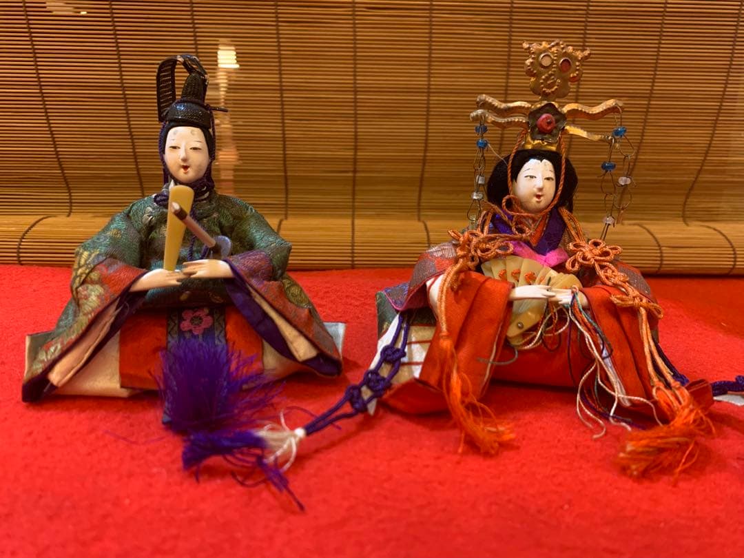 雛人形　お内裏様　アンティーク　蔵出し　大正　昭和初期