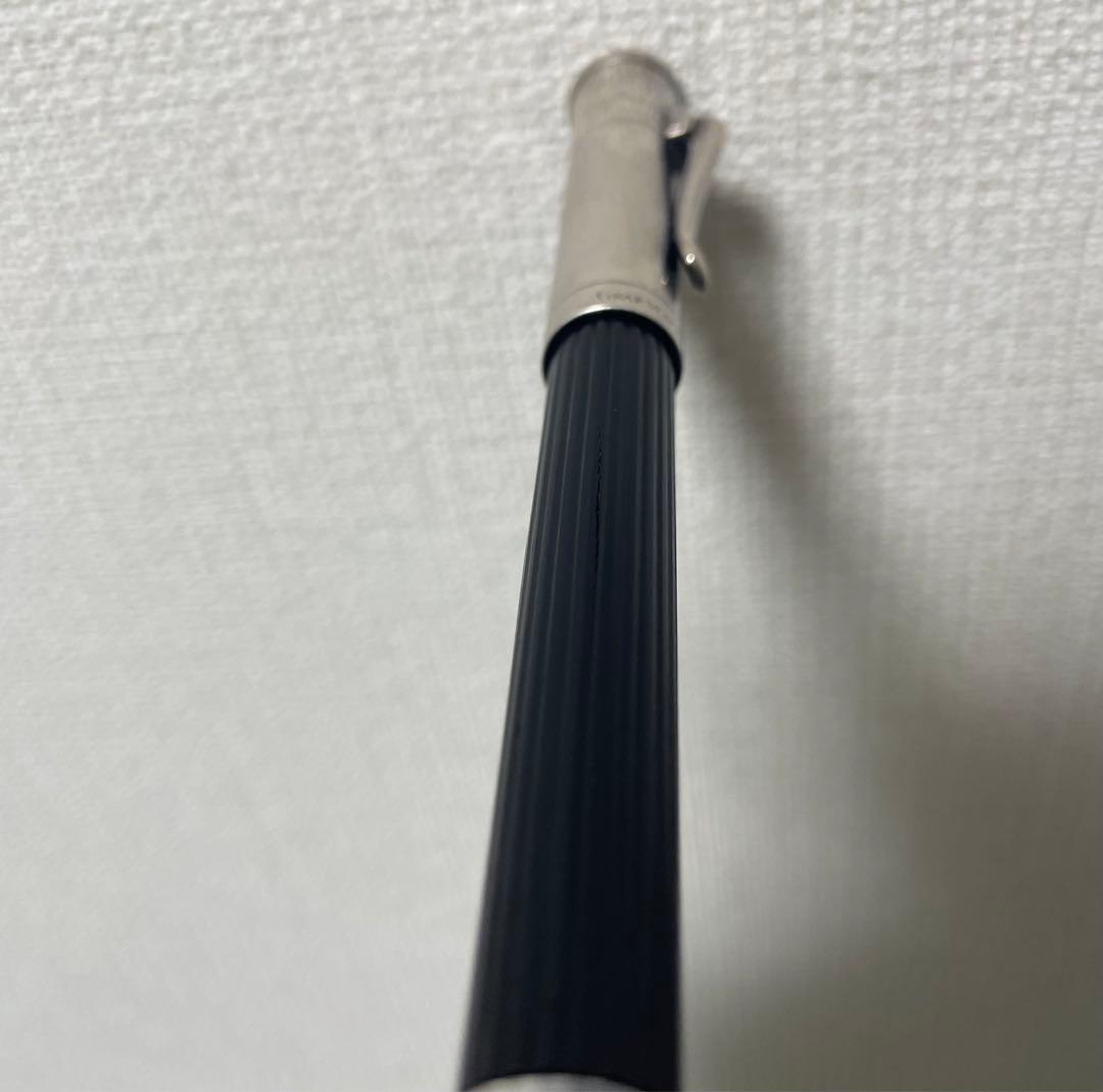 ファーバーカステル 万年筆 クラシック 伯爵 エボニー シルバーコート M