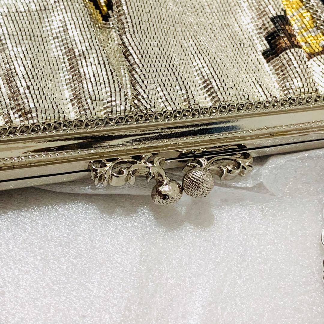 【超希少】Karat キャラット メタルビーズ バッグ チェーン 両面模様 総柄