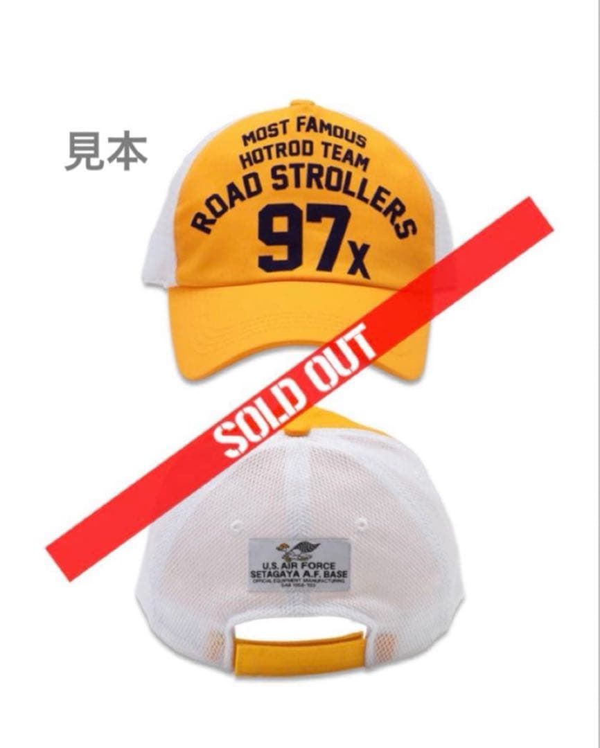 世田谷ベース正式装備品　TEAM CAP イエロー