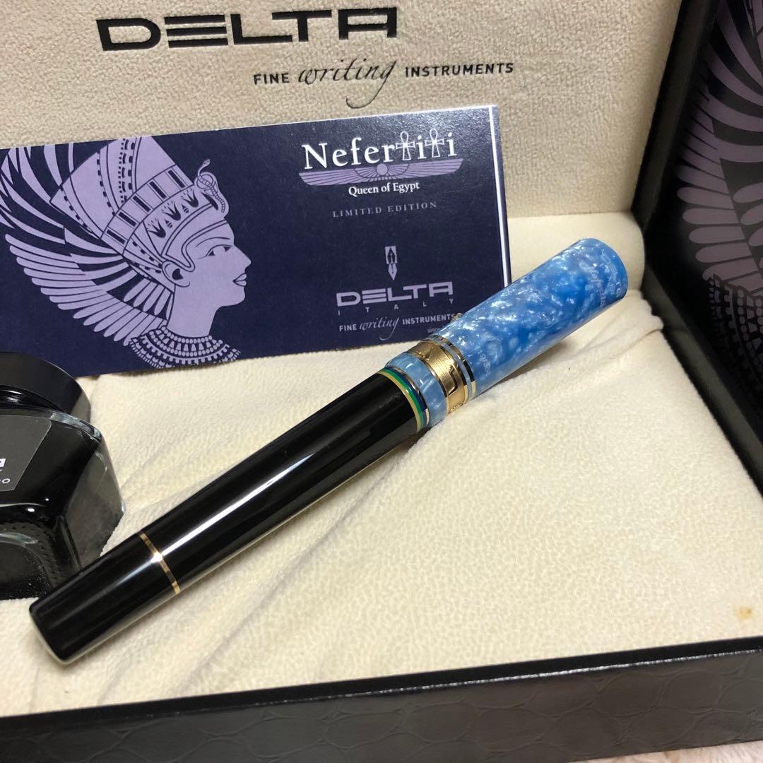 ☆新品 未使用 DELTA デルタ 万年筆 ネフェルティティ ニブF☆