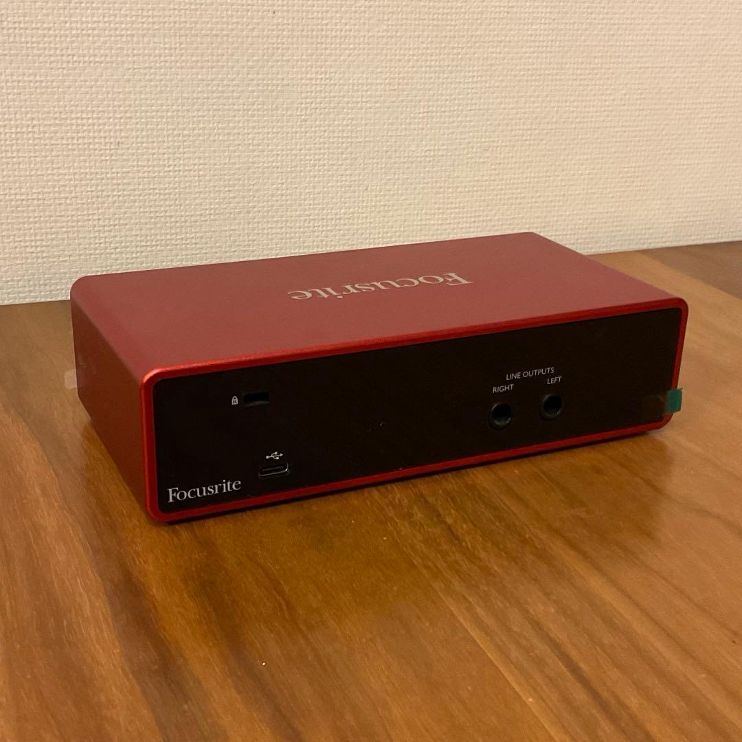 DTM・DAW Focusrite Scarlett 2i2 gen3
