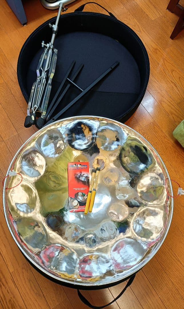 スティールパン スチールパン テナーパン マレット・専門スタンドケース付 打楽器