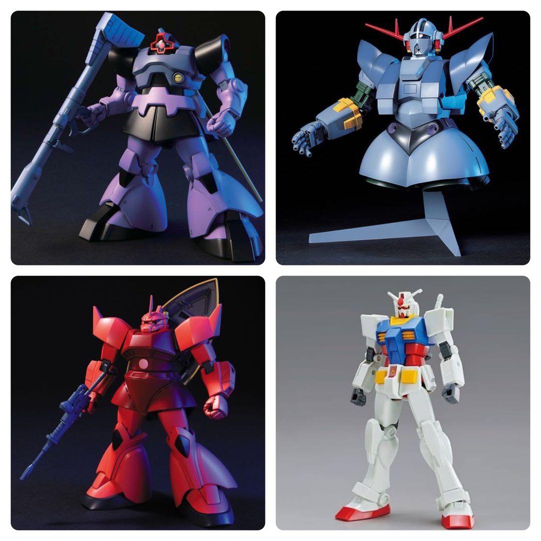 HG　ガンダム　ジオング　ゲルググ　ドム