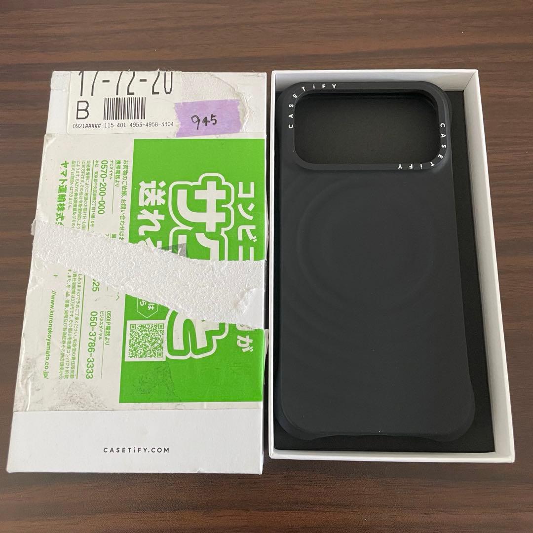 CASETiFY iPhone 17 Pro Max ケース MagSafe 黒