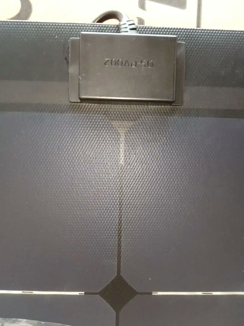 2枚セット【新品】セミフレキシブル　100W 単結晶ソーラーパネル　太陽光パネル