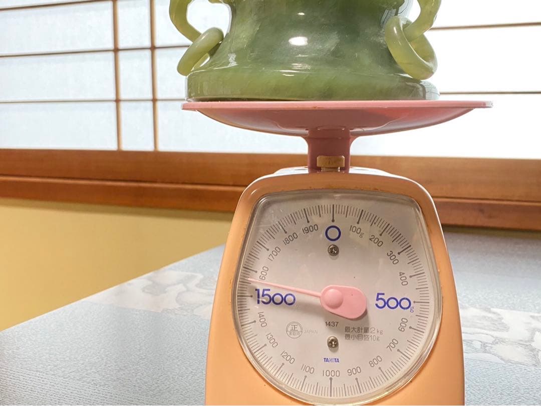 翡翠 玉石 龍双耳龍掴み三足香炉