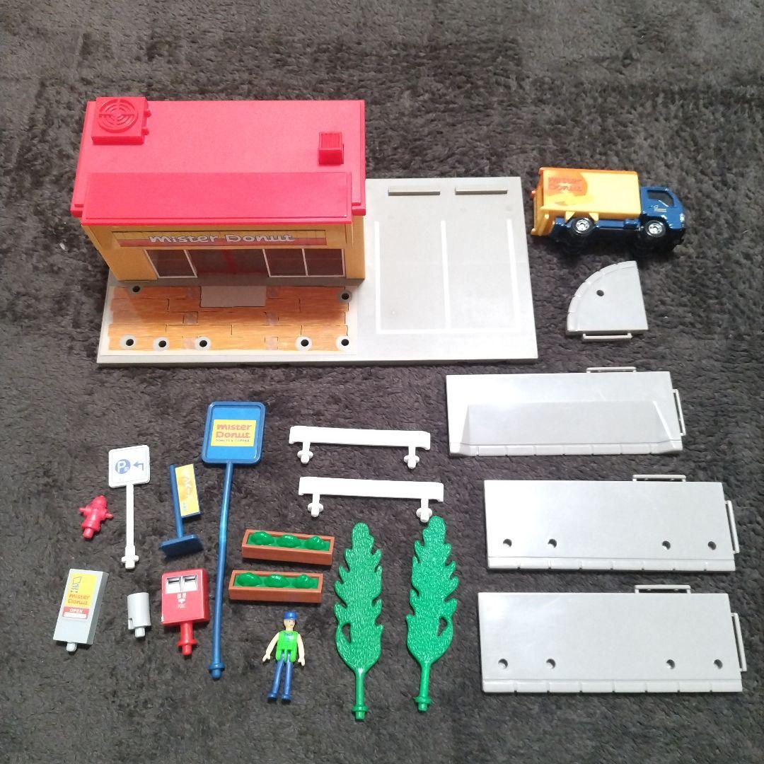 hana　トミカ　トミカタウン　ミスタードーナツ　郵便局　セット売り