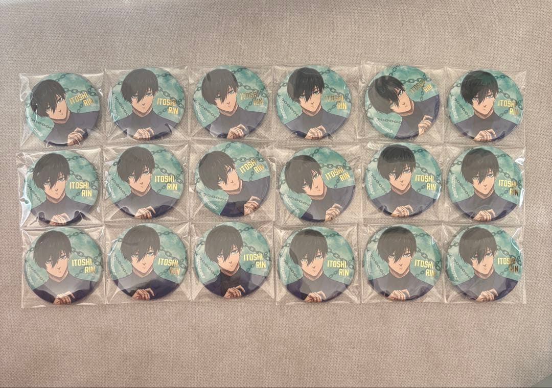 ブルーロック エゴイスト展 糸師凛 缶バッジ 18点