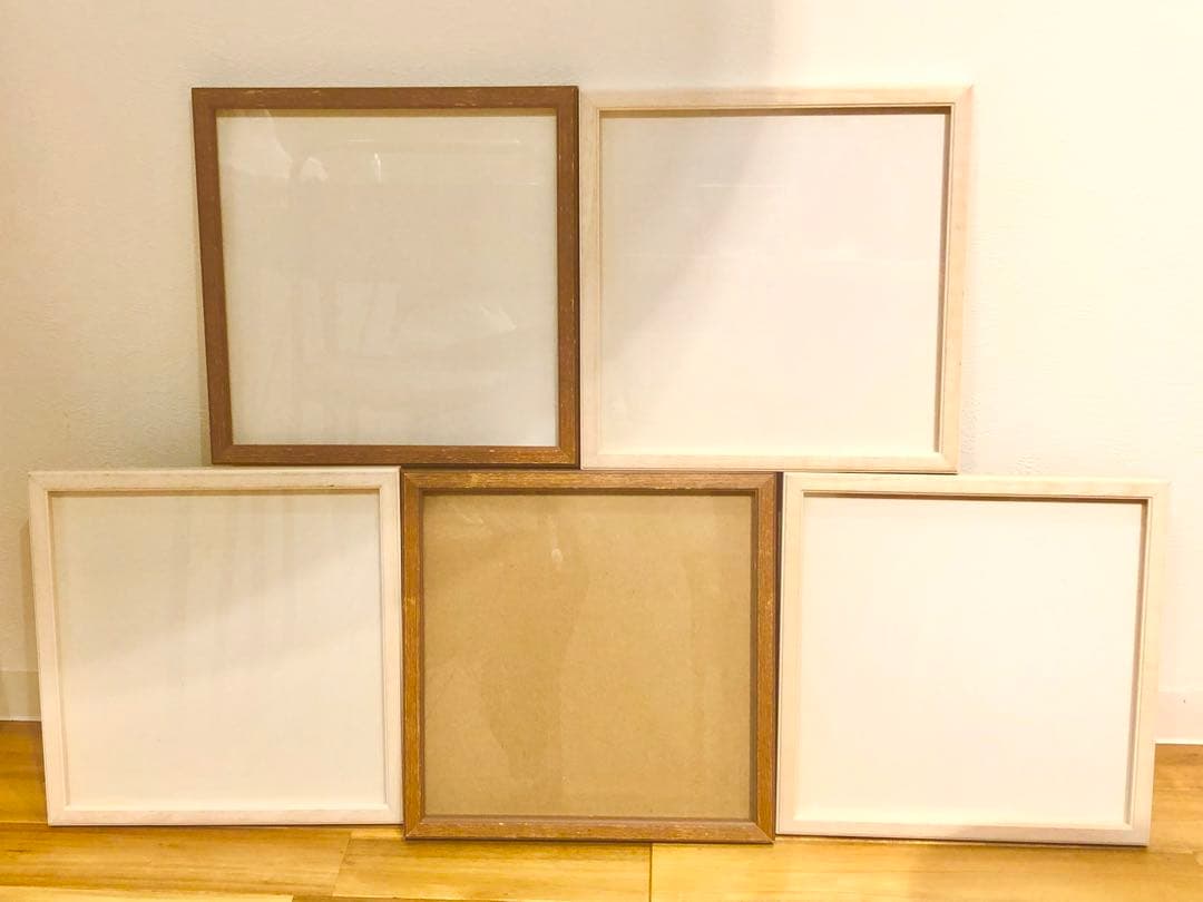 スクラップブッキング用フレーム　額縁　5枚セット バラ売り可　12インチ