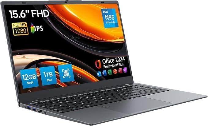 ノートPC15.6型 N95/12GB/1TB/Win11/Office2024