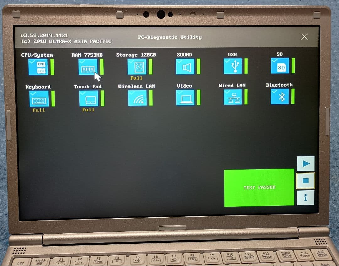 Let's note CF-SV9 第10世代 Core i5 バッテリー良好