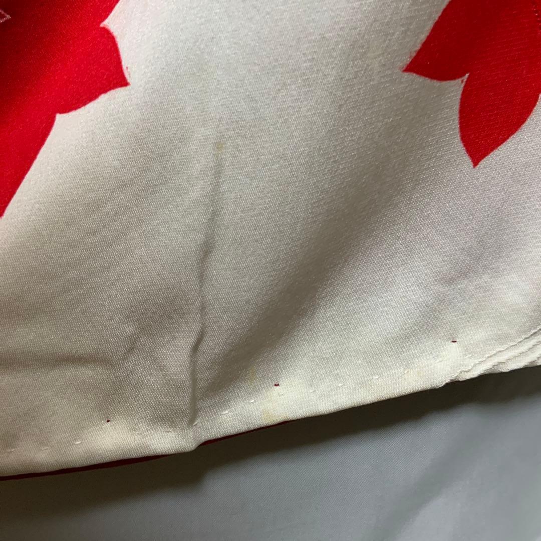 【トールサイズ】　金駒刺繍に刺繍　楓文様　振り袖　単品(正絹) No.C05