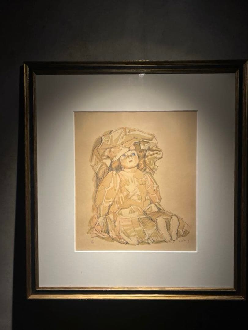 他の人発送×小磯良平【antiqueDole】lithograph