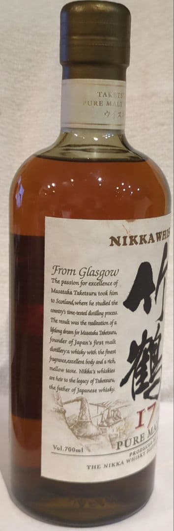 NIKKA WHISKY 竹鶴17年 ピュアモルト