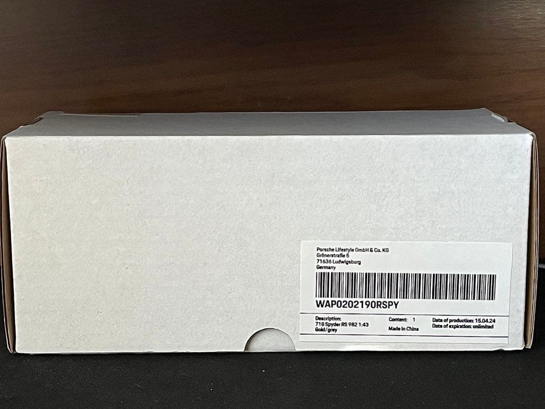 1/43 特注 スパーク ポルシェ 718 982 スパイダー RS ゴールド