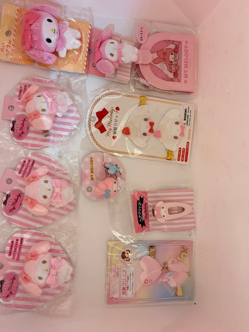 サンリオ　ヘアクリップ　マイメロ マイメロディ　シナモロール　クロミ ピアノ