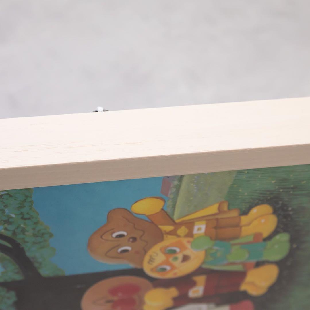 【超希少・新品未使用】アンパンマン　やなせたかし　ジクリー版画　木の下の4人