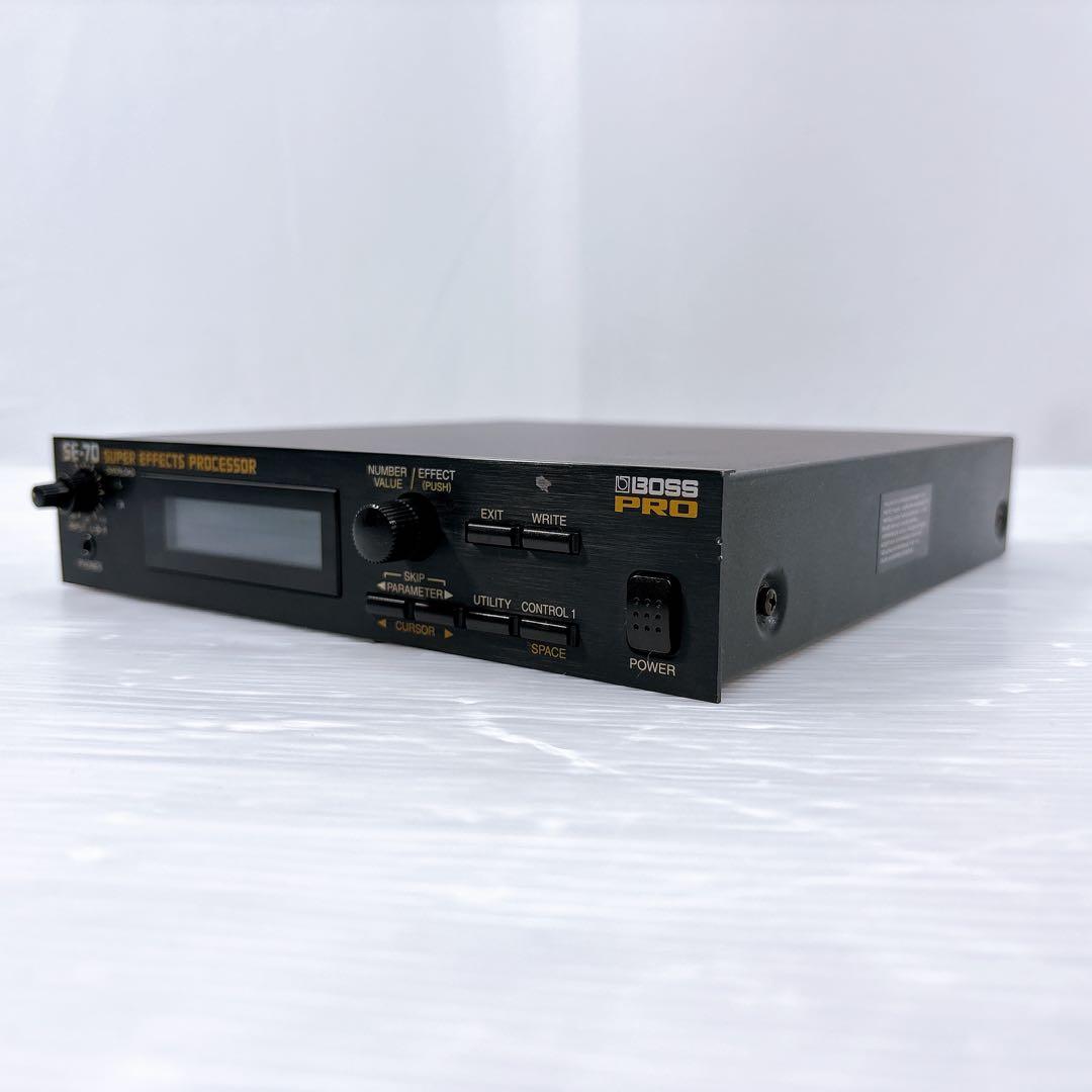 【極美品】BOSS スーパーエフェクトプロセッサー SE-70 エフェクター