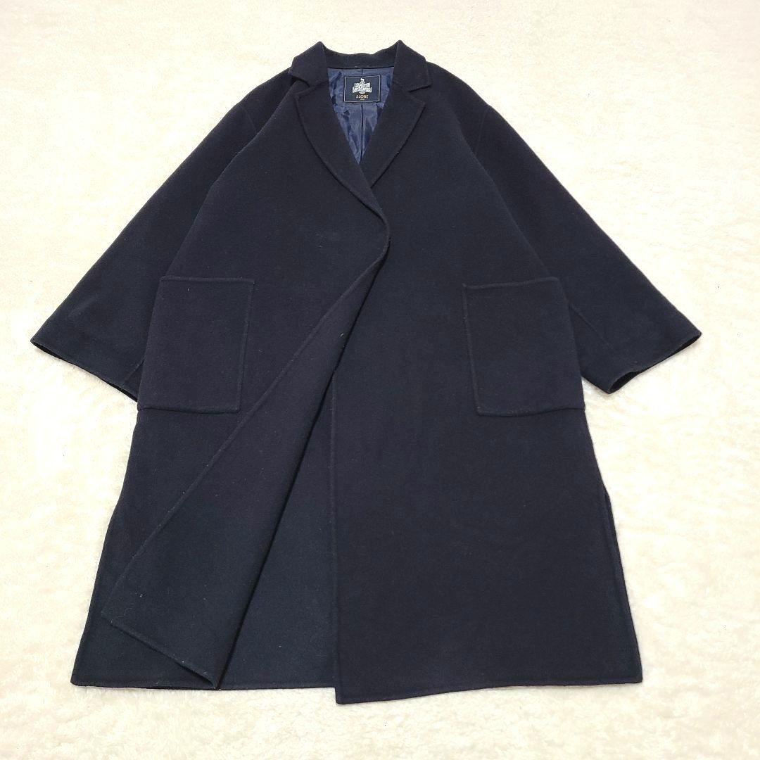 【人気】23年　スローブイエナ　ハミルトン　ダブルフェイスロングチェスターコート