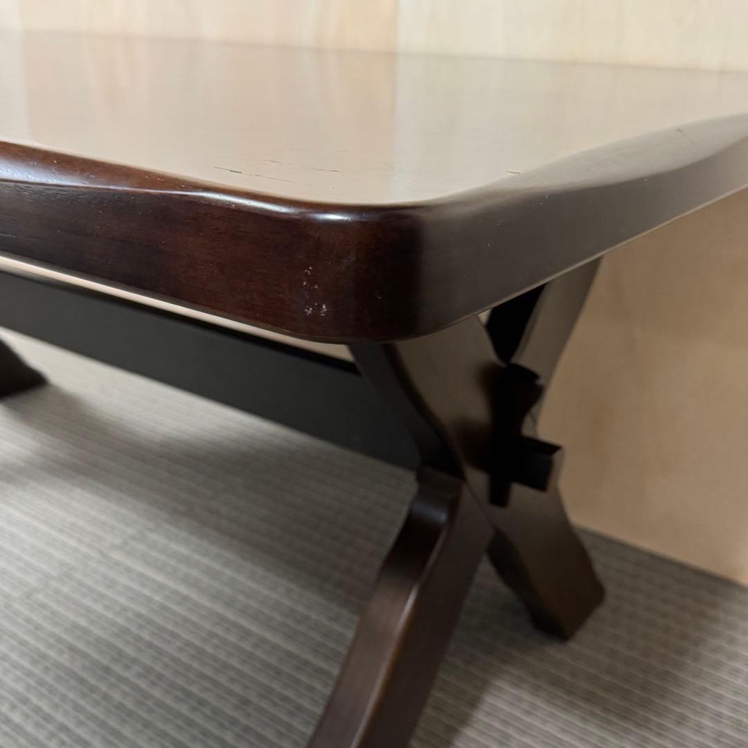 カリモク ルスティック ダイニングテーブル 大 ビンテージ 引き取り値下げ有り