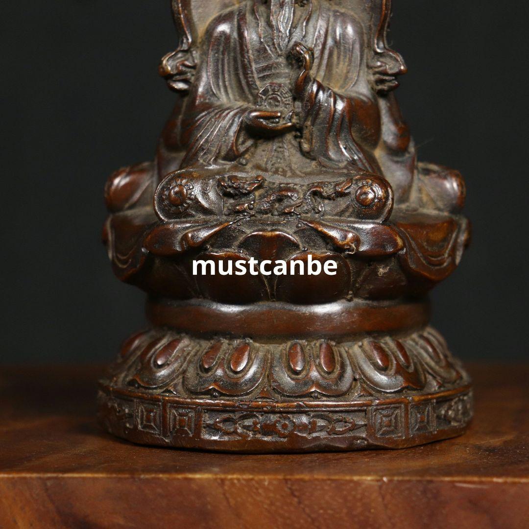 銅製 三清三聖仏像 玉清上清太清 仏堂 置物 工芸品