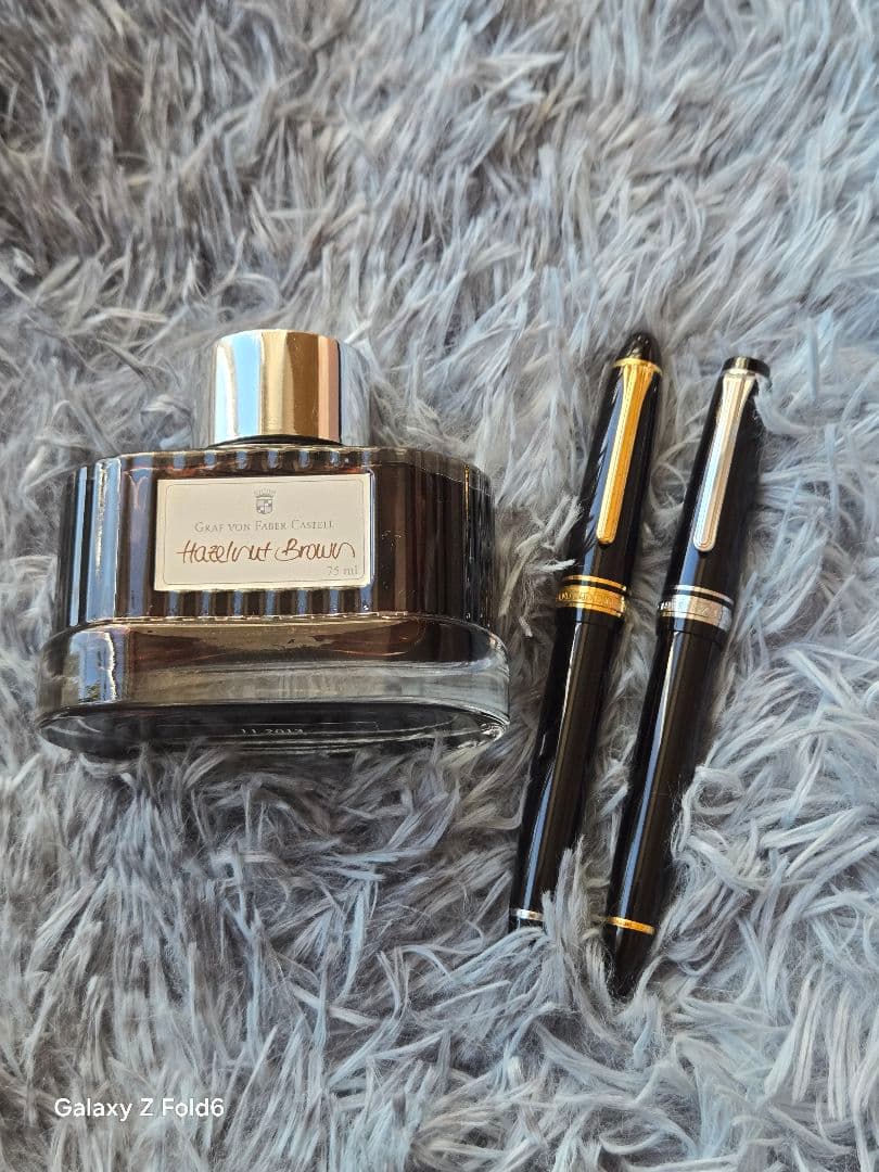 セーラー万年筆2本 ＆ ファーバーカステル インク（置物用）