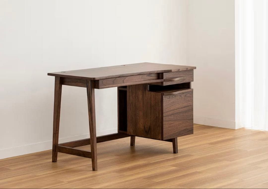 【超美品】a-flat 無垢材 ワークデスク