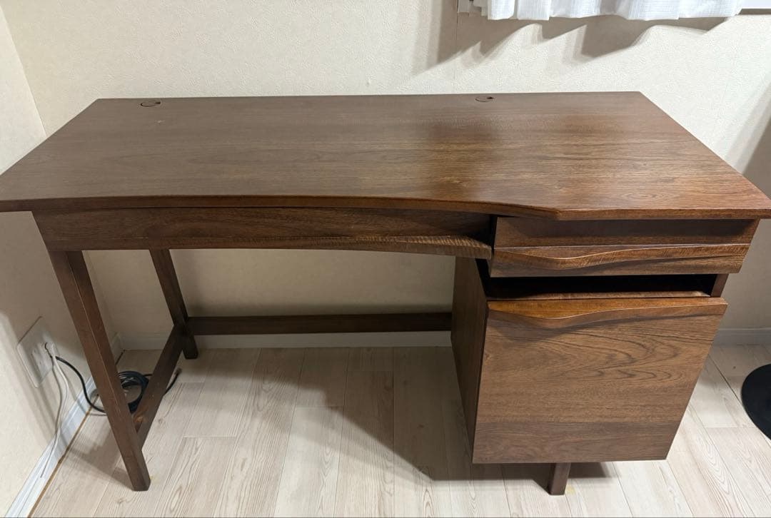 【超美品】a-flat 無垢材 ワークデスク