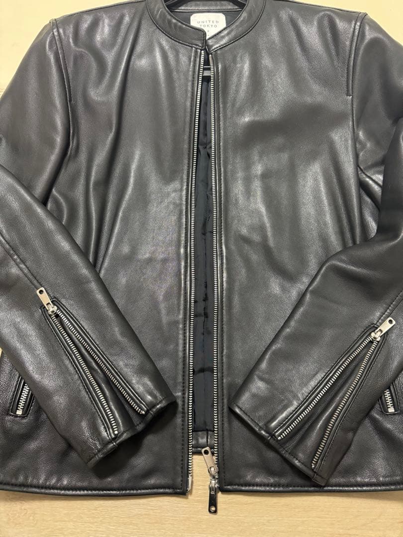 UNITED TOKYO ラムスキン レザージャケット サイズ2