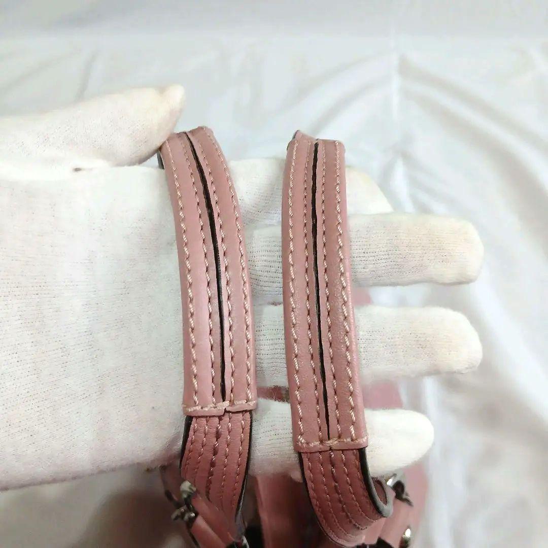 希少　コーチ　ハンド　ショルダーバッグ　ソーホー　レザー　ホーボーピンクy2k