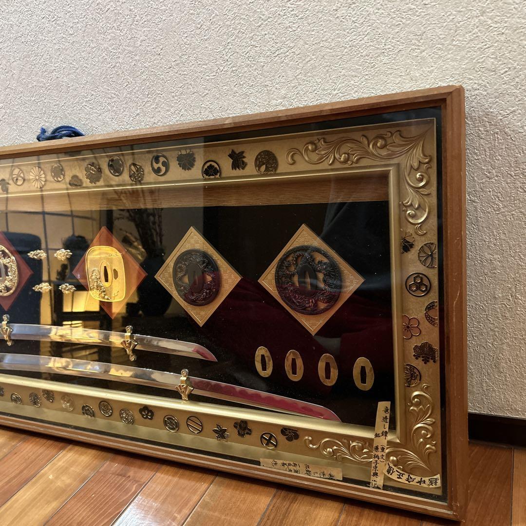【☆送料込み☆】日本刀　模造刀額　【越中守正俊】レプリカ