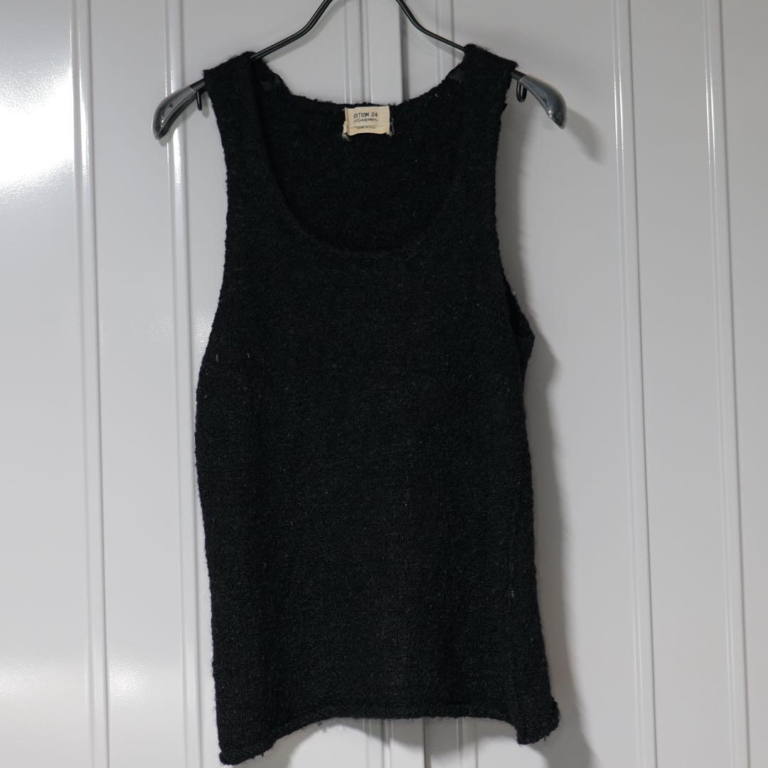 yves saint laurent Y2K モヘヤ モード タンクトップ レア