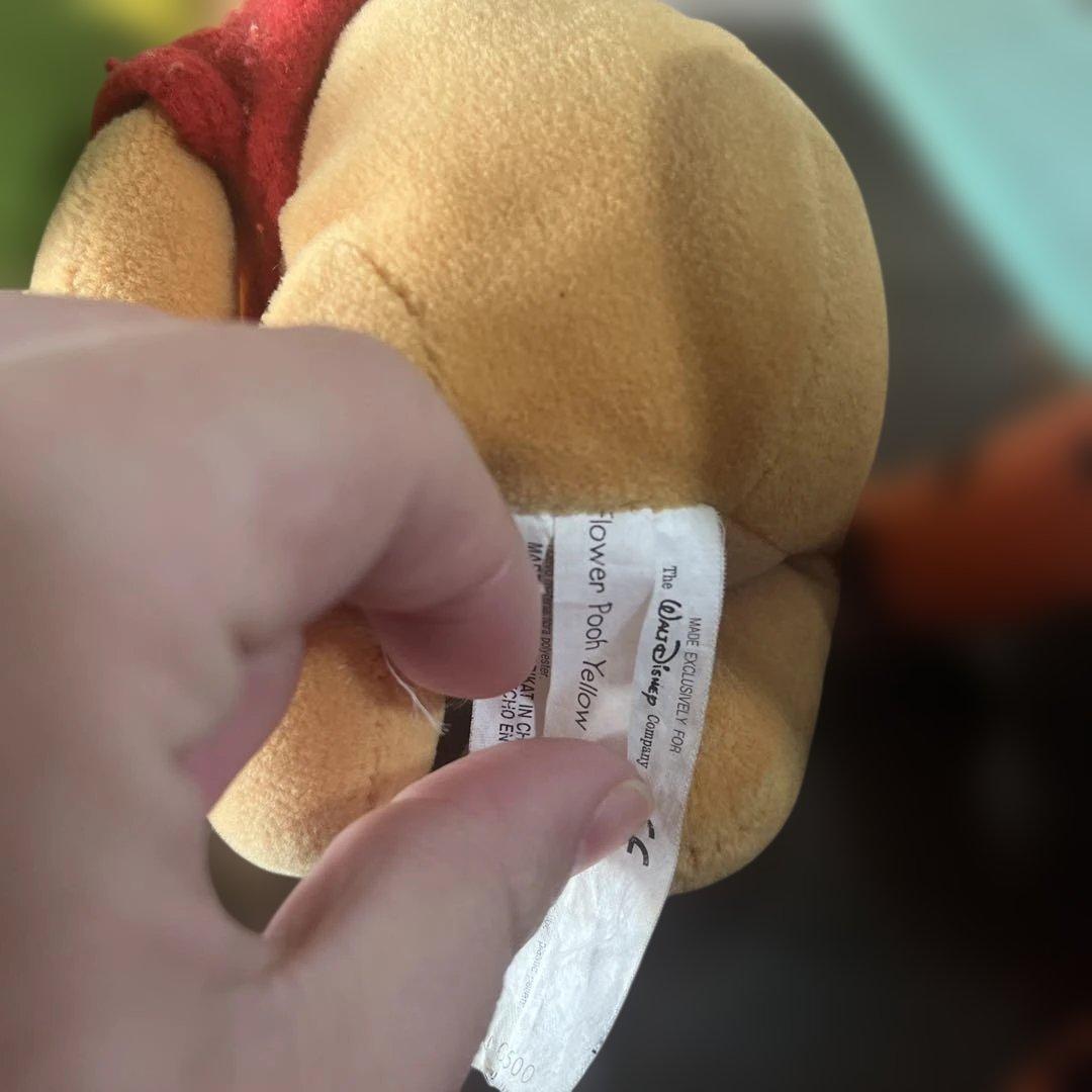 【希少】ディズニー プーさん ぬいぐるみ 3体セット てんとう虫 ひまわり 蝶々