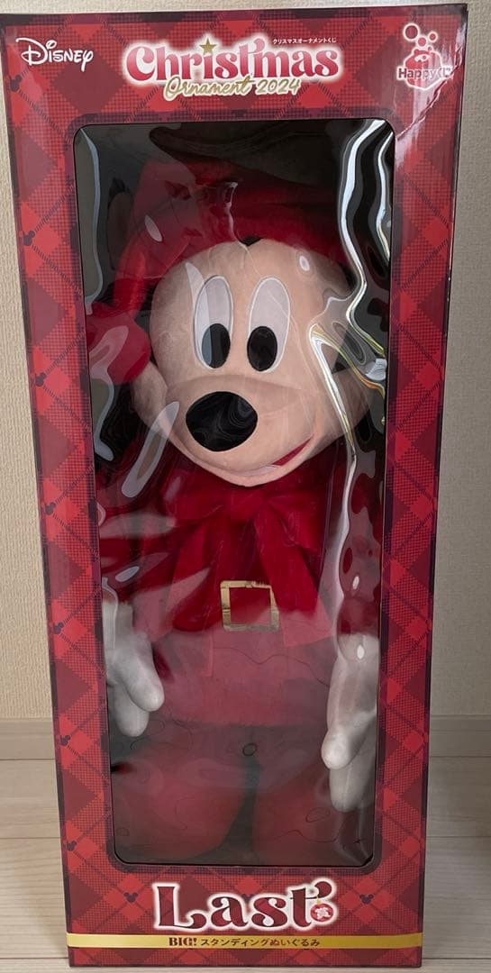 Happyくじ2024 Disney ミッキーマウス BIG ぬいぐるみ