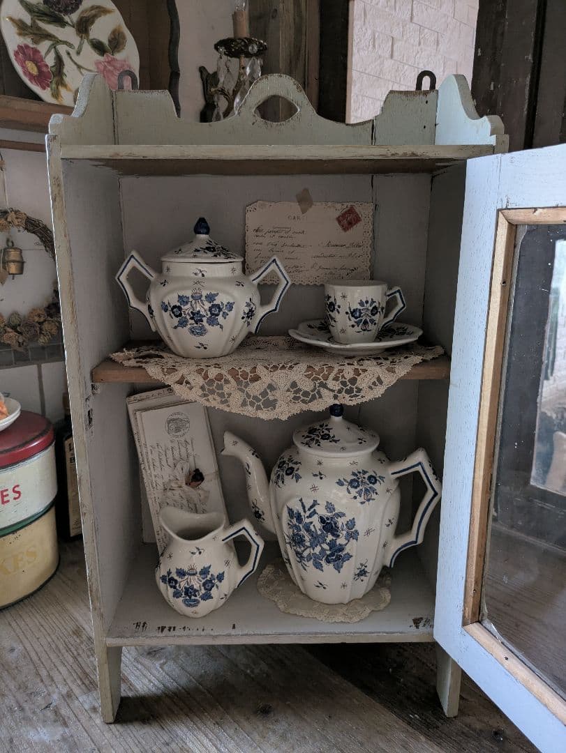 値下げ中　アンティーク　ウォールキャビネット