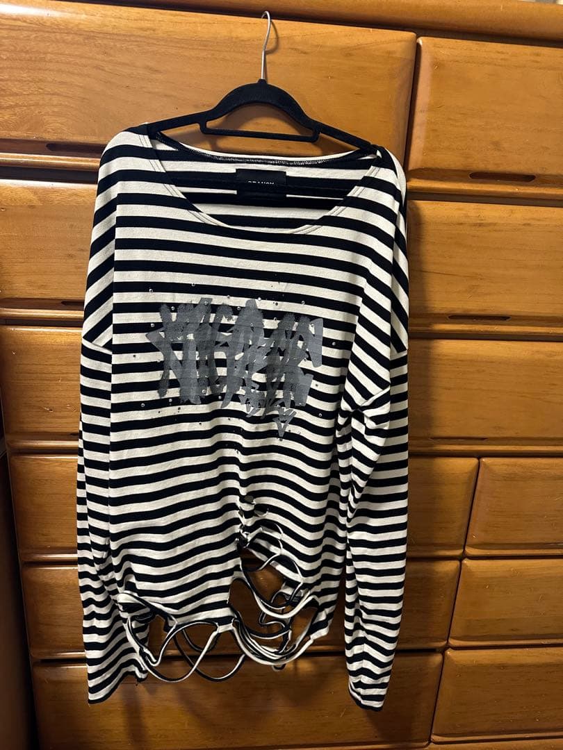 GRANCY/グランシー ロンT ボーダー Lサイズ