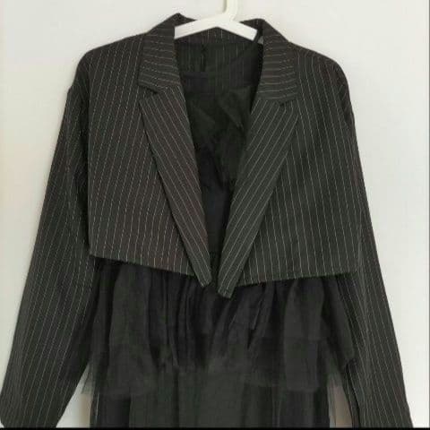 【et.UNiVER】3点セット チュールキャミワンピ ＆ ジャケット 結婚式