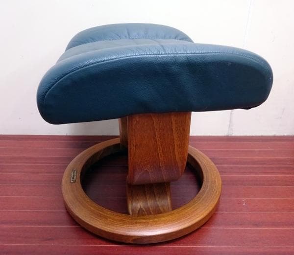 エコーネス ストレスレスチェア用 オットマン グリーン