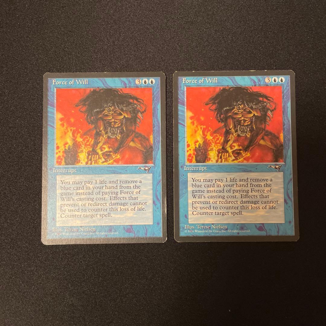 マジックザギャザリング　意志の力　英語　2枚セット