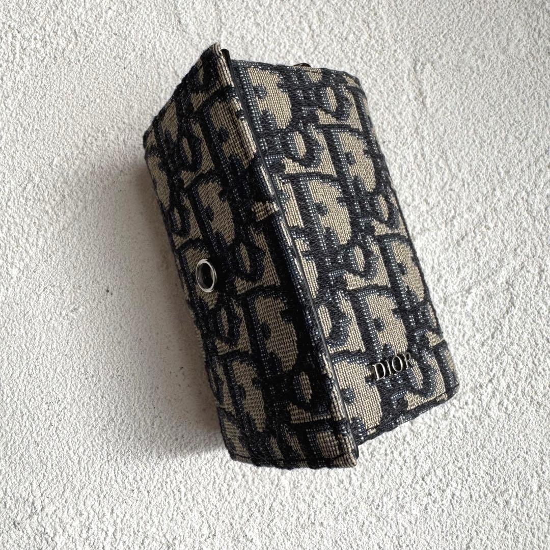 DIOR HOMME ディオール オブリーク ジャカード キーケース トロッター
