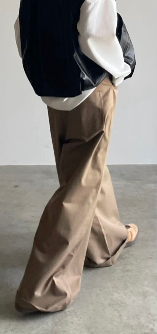 FASHIRU ワイドチノスラックス