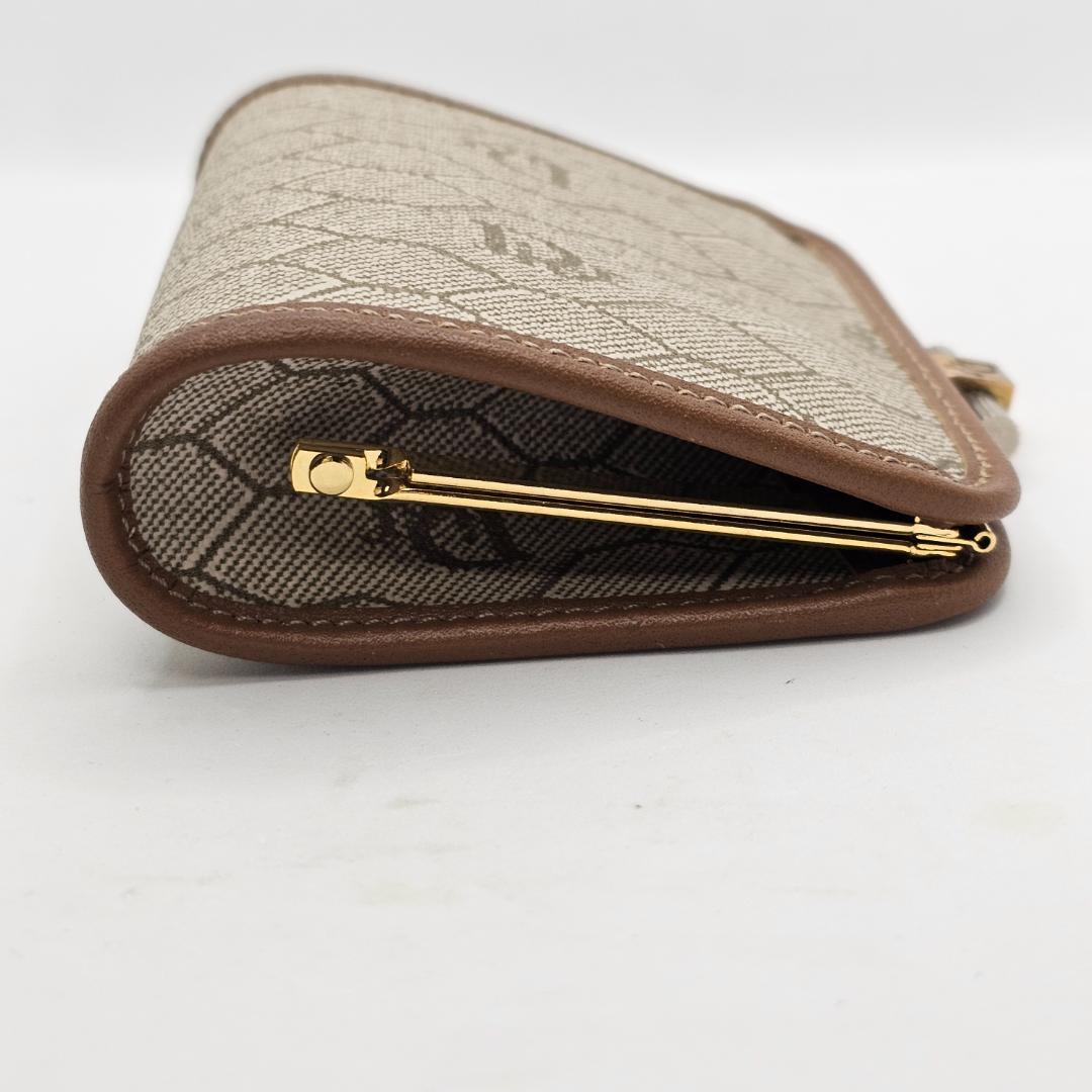 【極希少】Dior ヴィンテージ がま口財布 ハニカム柄 フランス製