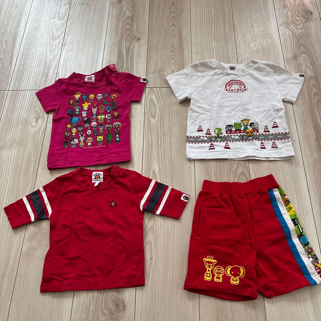 BAPE KIDS Tシャツ・ショートパンツセット 80
