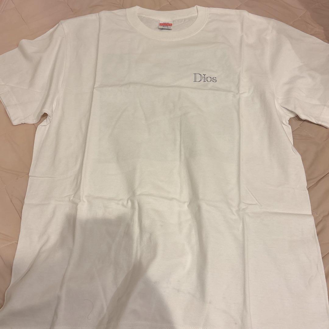 Dios 直筆サイン入りTシャツ　白　たなか　ササノマリイ Ichika