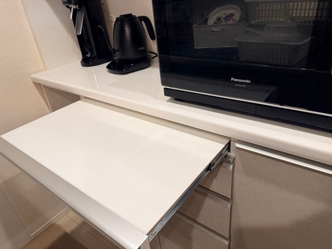 松田家具 キッチンボード スモーク 1400サイズ 1/20、1/21配送限定