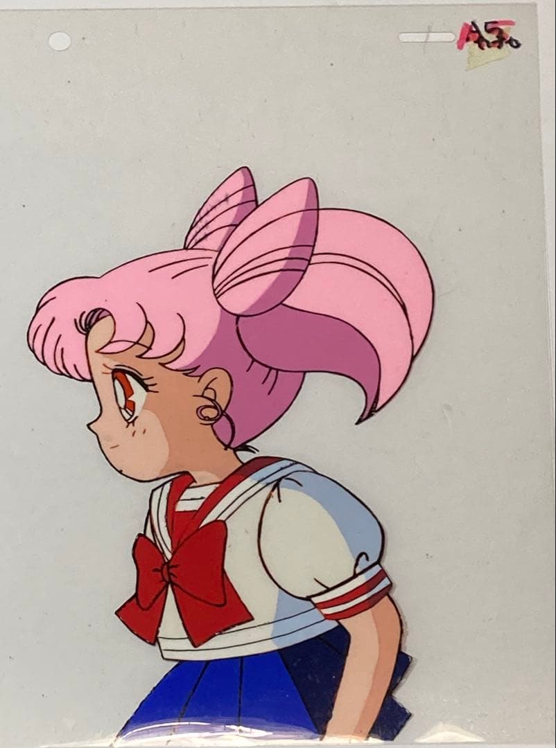 c３４　美少女戦士セーラームーンセル画【ちびうさ】背景画・動画付き